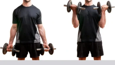 جلو بازو دمبل ثابت