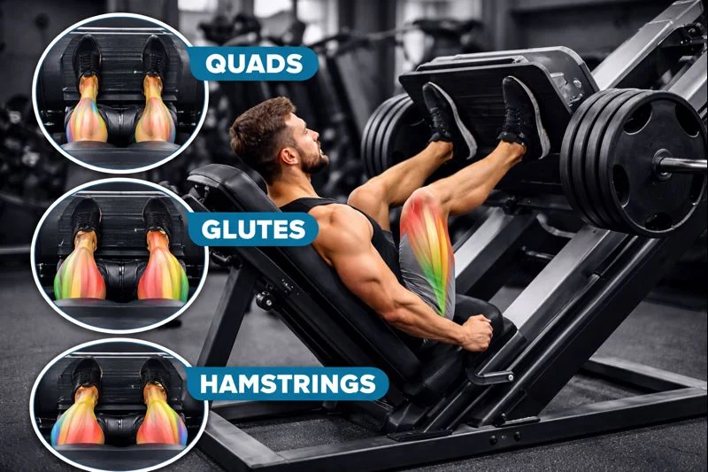 پرس پا با دستگاه